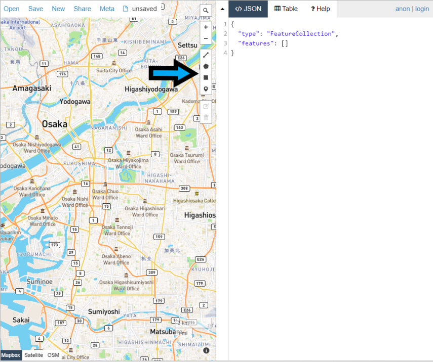Creating a GeoJSON file to Support