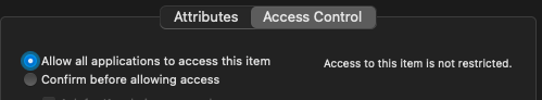 Granting Keychain Access permission to QGIS on macOS